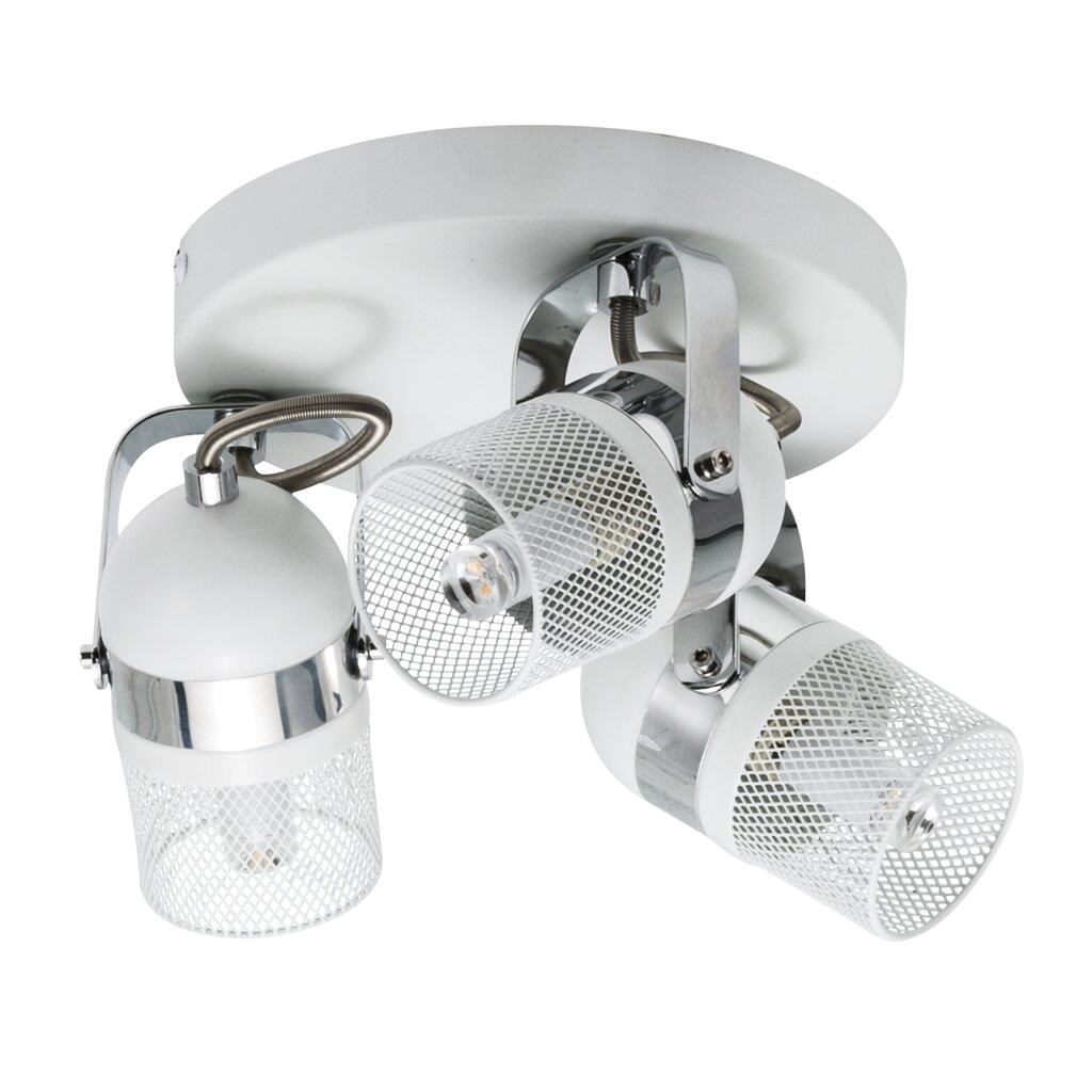 Agnes 3 light Spot Metal, Plastic White - 49910101