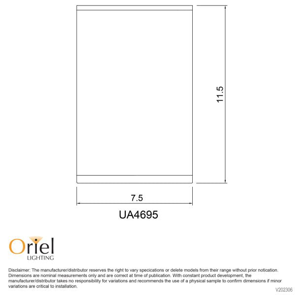 ENTAS LED White Surface-mounted LED Canister 4000K - UA4695WH