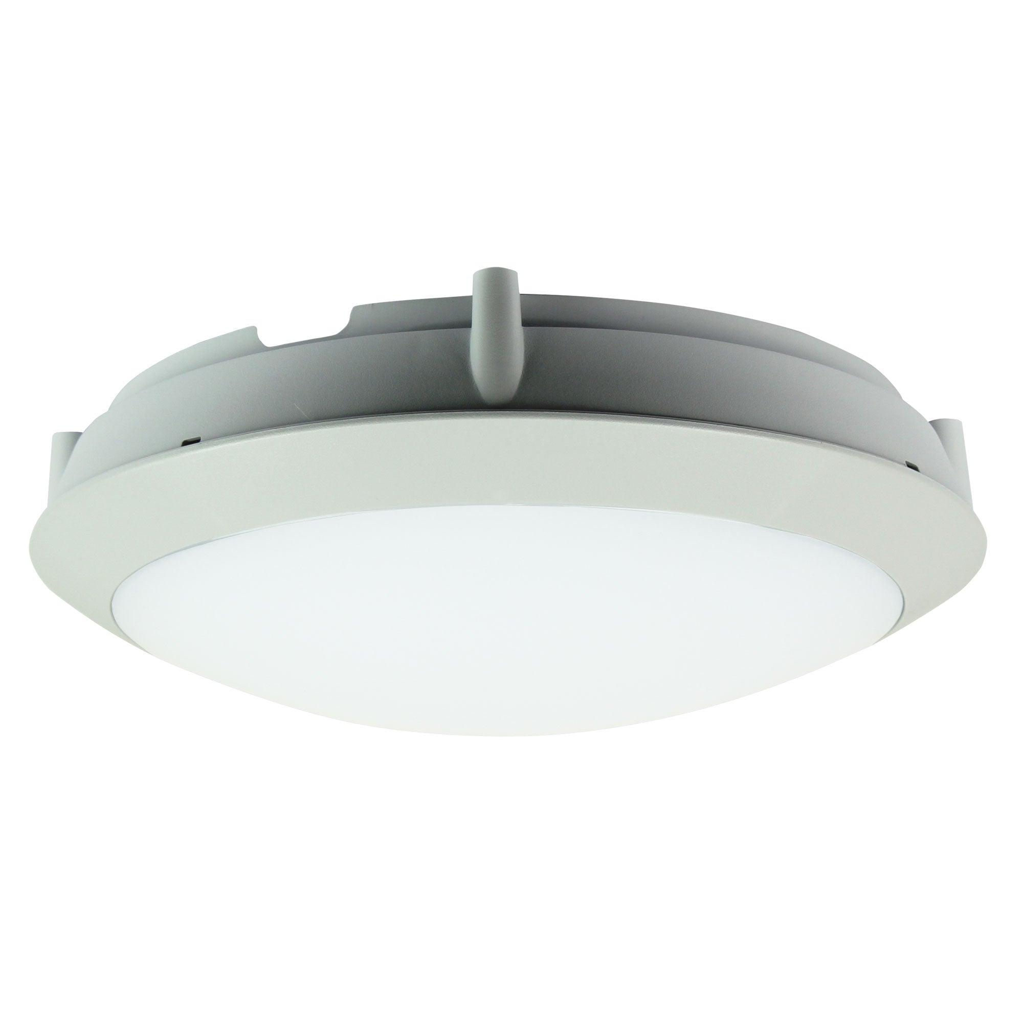 DURO.30 ROUND GREY LED IP65 Double Insulated Bulkhead -UA7804GY