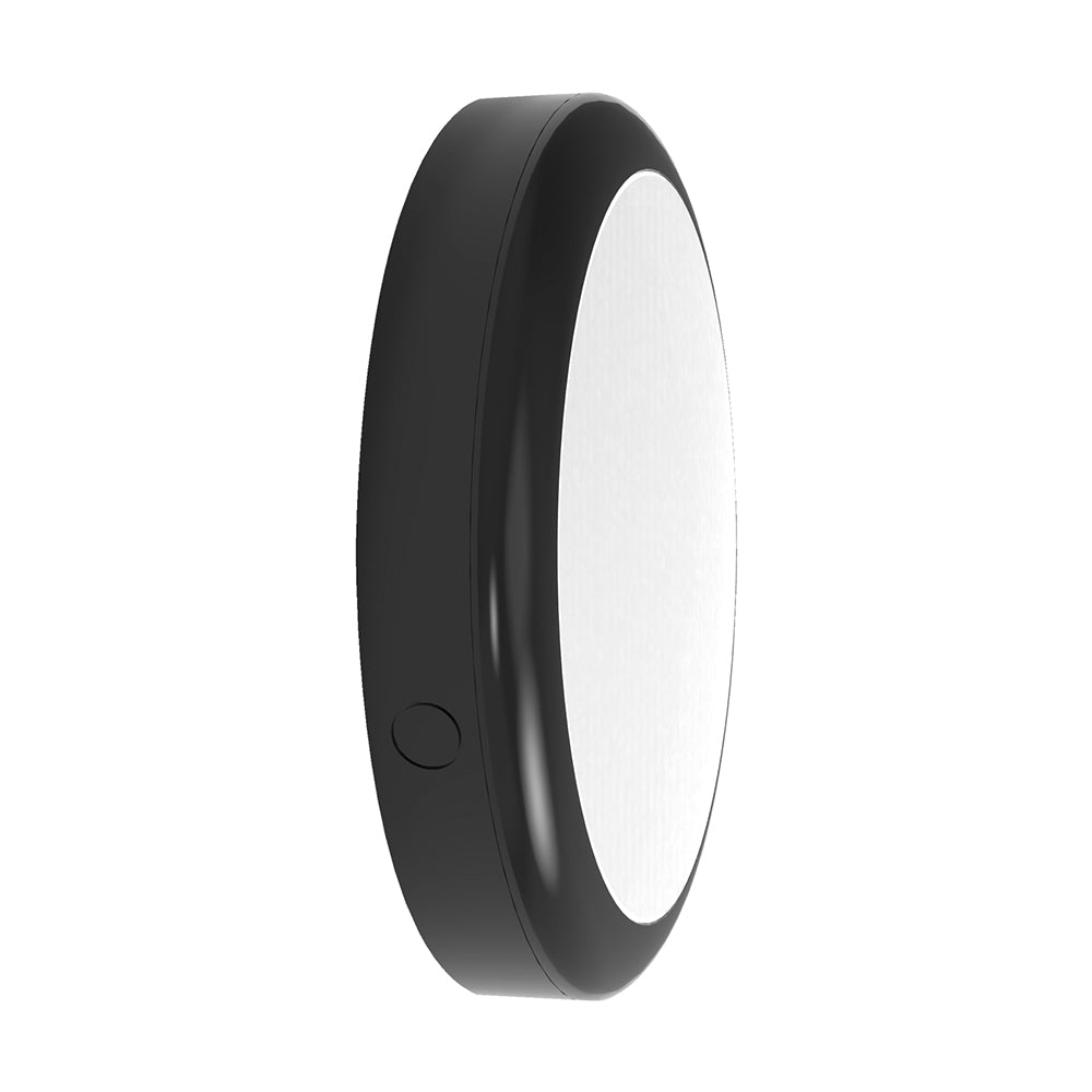 Versa 15/18/25 Watt Round Plain LED Bunker Wall Light Black / Tri Colour - 19800