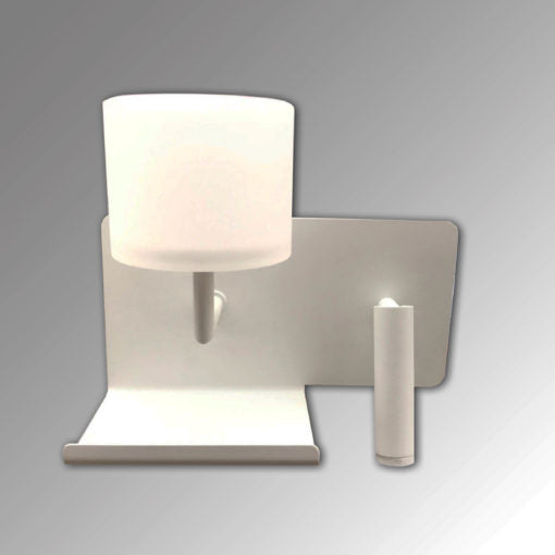 WALL INTERNAL S/M CILED MATT WH 2 switch FR Glass VIGOL CLA Lighting