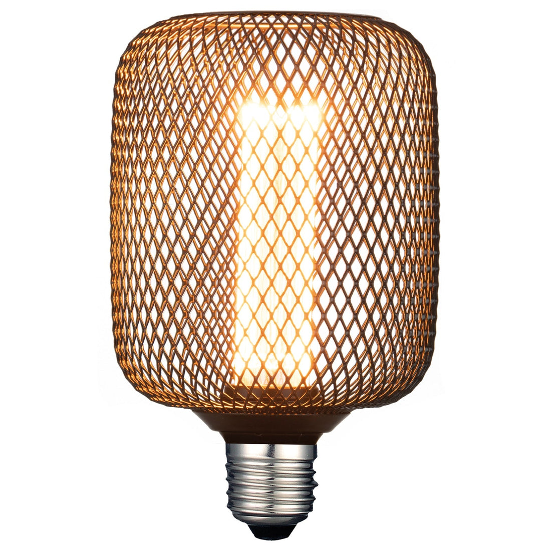  Vintage B22 Decorative Cylinder Globe- 9B22LED26