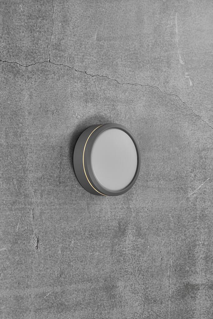 Ava Ceiling Aluminium, Plastic Gray, Opal - 2019016010