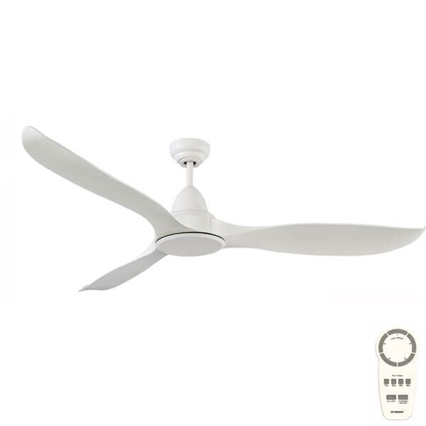 Wave DC 52" Ceiling Fan White - MWF133WSR