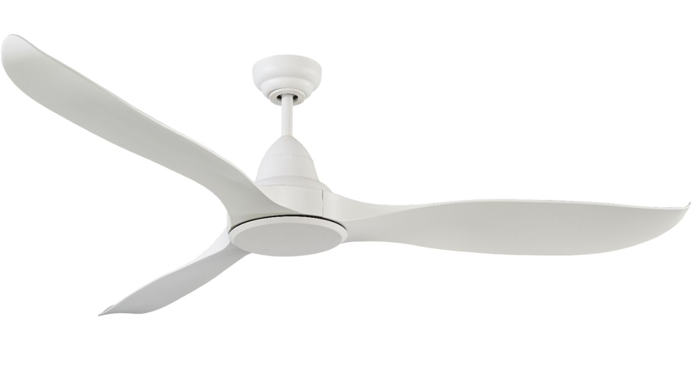 Wave DC 52" Ceiling Fan White - MWF133WSR