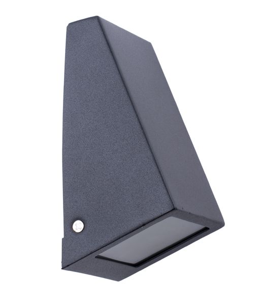 WALL GU10 S/M WEDGE SS316 powdecoated BLK WEDGEGBL CLA Lighting