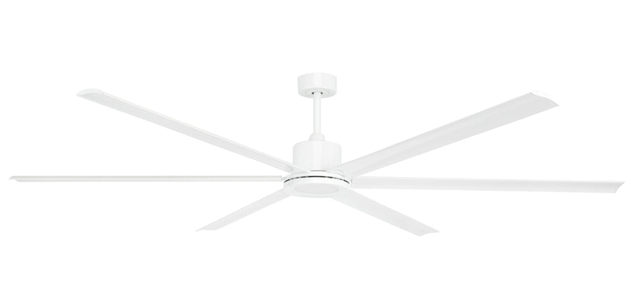 Brilliant Hercules DC Ceiling Fan With Remote – White 84″