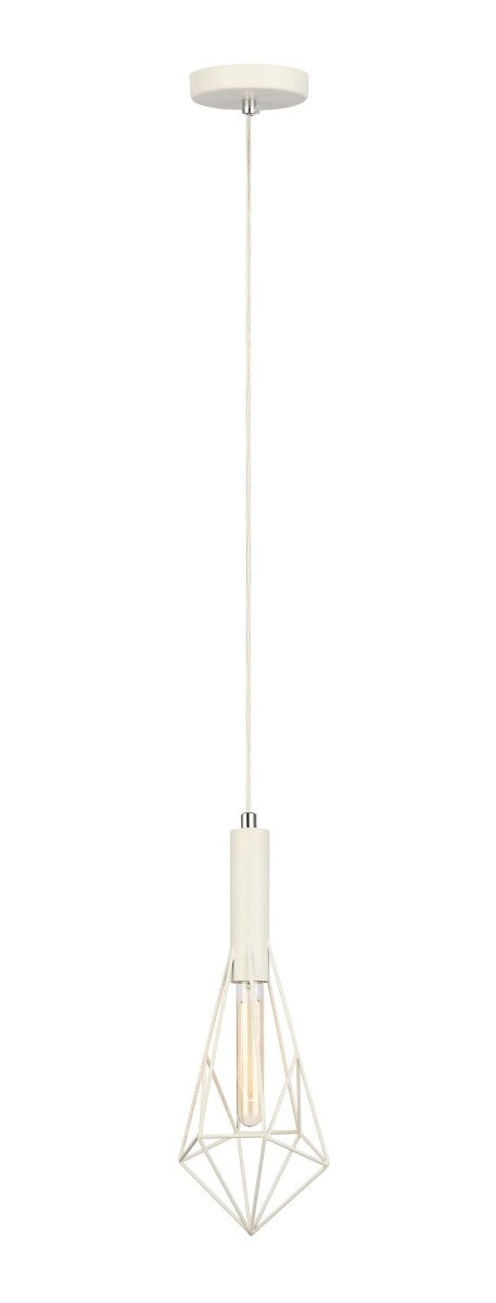 IRON CAGE SMALL WHITE DIAMOND ES PENDANT WHITEBAND5 Cla lighting