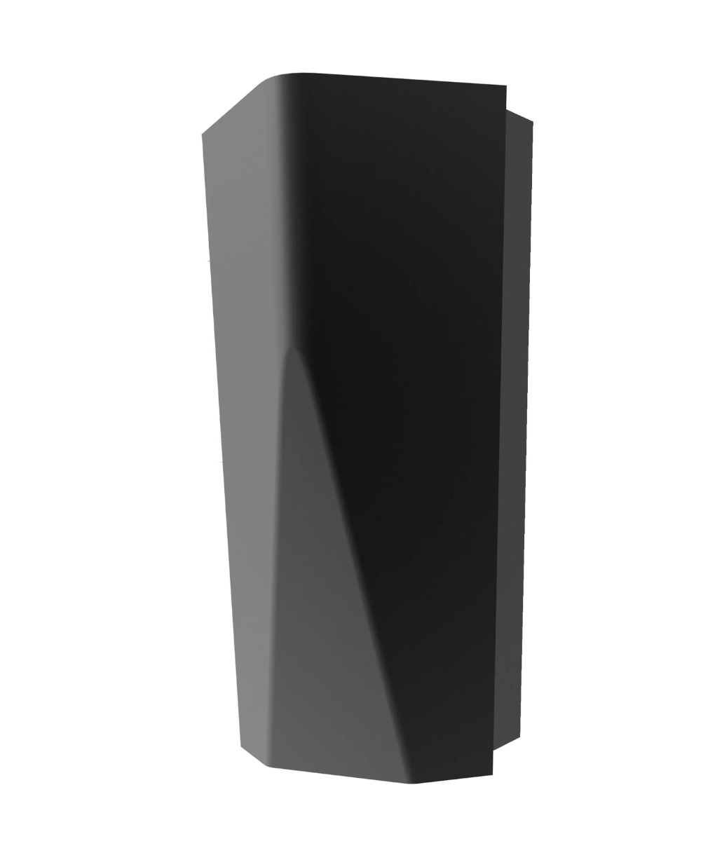 WIGTRI Black Exterior LED Tri-CCT Surface Mounted Featured Up/Down Wall Lights IP65 WIGTRI1