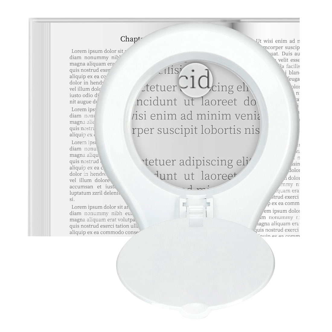 AUGGIE LENS 7W LED MAGNIFIER LAMP DIMMABLE - WHITE - 21425/05