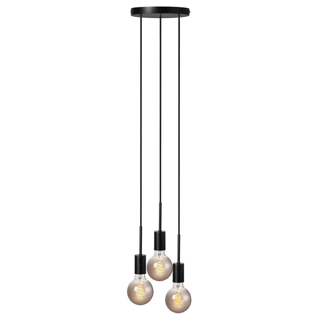 Paco Pendant 3Susp. Black E27 - 2112063003