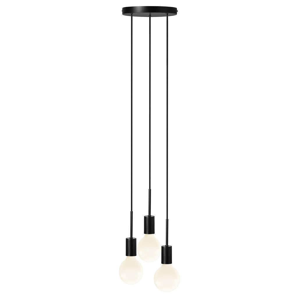 Paco Pendant 3Susp. Black E27 - 2112063003