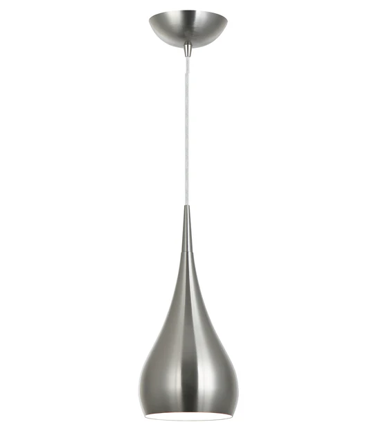 ZARA Satin Nickel Modern Bell Shape Pendant Lights ZARA3A
