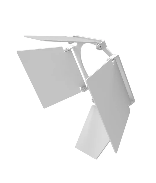 ZONE Track Head Standard & Optional Accessories Barn Door White ZONEBARNWH
