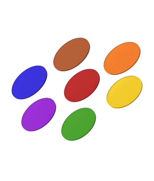 ZONE Track Head Standard & Optional Accessories Color Lens 7 pcs ZONECOLOUR