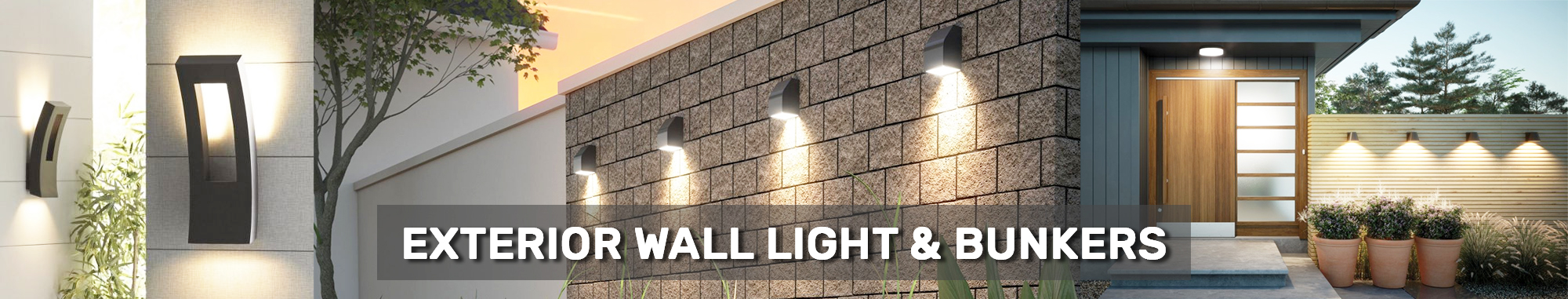 Exterior Wall Light & Bunkers